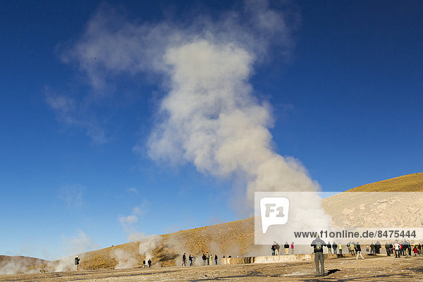 Geysire El Tatio  Anden  Atacama-Wüste  Nordchile  Chile