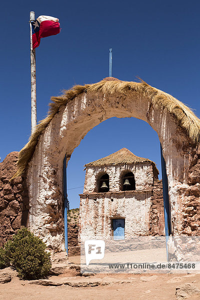 Kirche von Machuca  Anden  Atacama-Wüste  Nordchile  Chile