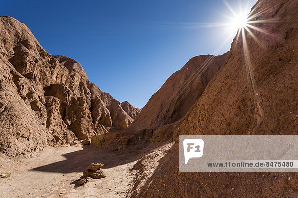 Teufelsschlucht oder Garganta del Diablo  Atacama-Wüste  Chile