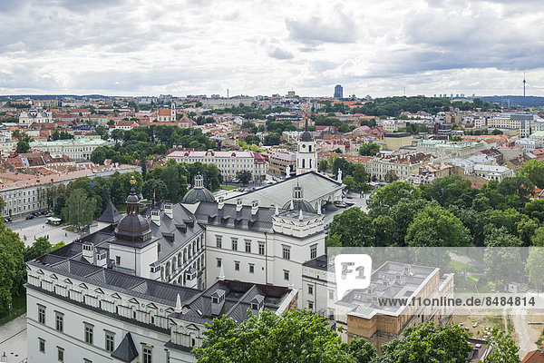 Vilnius Hauptstadt Kathedrale Ansicht Litauen
