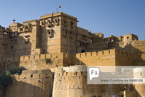 Rajmahal Palace  Jaisalmer  Western Rajasthan  India  Asia