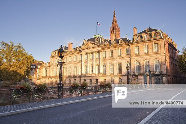 The Palais Rohan  one of the most important buildings in the city of Strasbourg  Bas-Rhin  Alsace  France  Europe