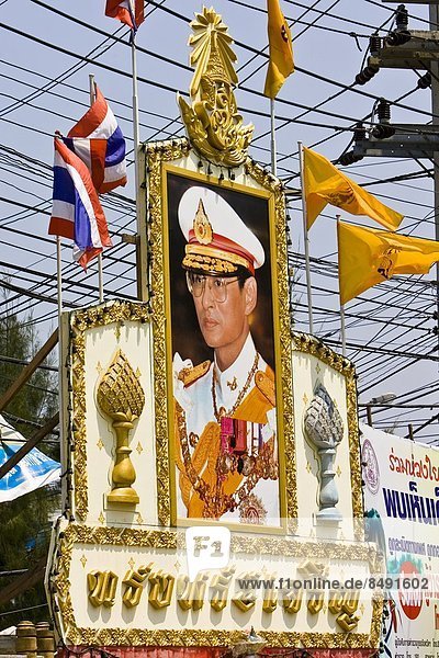 Bangkok,  Hauptstadt , Fest,  festlich , Poster , Jubiläum , König - Monarchie , Thailand