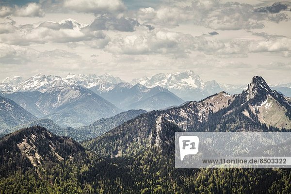 Blick vom Wallberg Bayern Deutschland