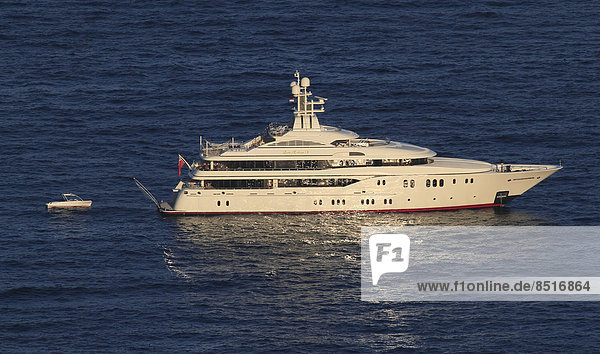 Lürssen motor yacht Lady Kathryn V on the Côte d'Azur  France  Mediterranean Sea