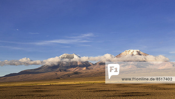 Landschaft im Sajama-Nationalpark  Altiplano-Hochland  Bolivien