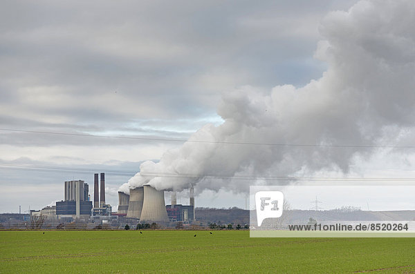 Deutschland  Nordrhein-Westfalen  Indeland  Braunkohlekraftwerk Weisweiler