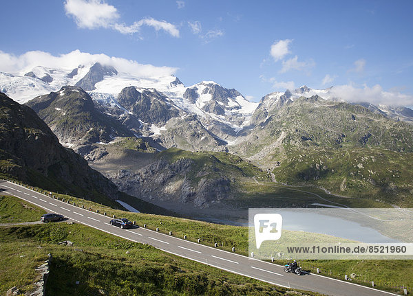 Switzerland  Uri Alps  Susten Pass and Lake Steinsee