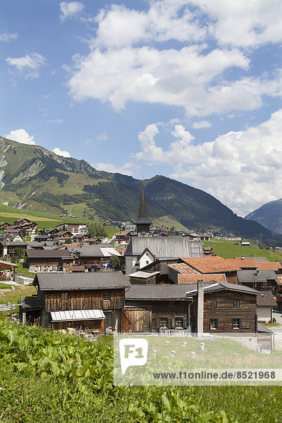 Schweiz  Graubünden  Rueras bei Surselßa ßalley