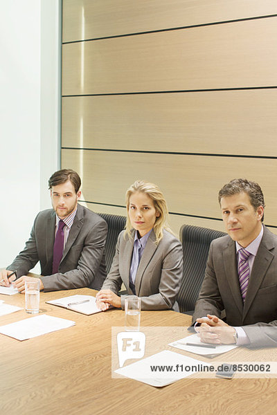 Business people sitting in meeting