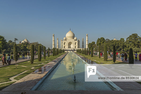Taj Mahal  Agra  Uttar Pradesh  Indien