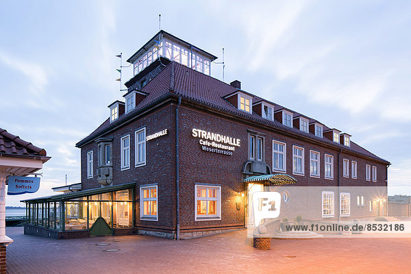 Strandhalle Bremerhaven  Restaurant und Wartehalle für die Personenschifffahrt nach Helgoland  Bremerhaven  Bremen  Deutschland