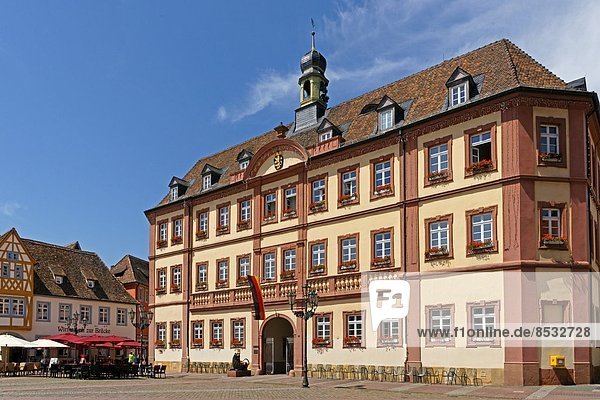 Rathaus  Marktplatz  Neustadt an der Weinstraße  Rheinland-Pfalz  Deutschland  Europa