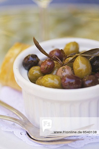 mischen Gewürz Olive Mixed Öl