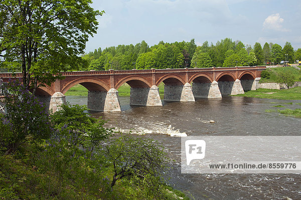 Bridge  Venta River  Kuldiga  Latvia  Baltic States