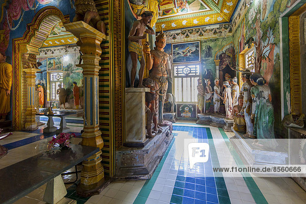 Alte buddhistische Tempelanlage Sri Pushparama Maha Viharaya  bei Balapitiya  Region Welitara  Südprovinz  Sri Lanka