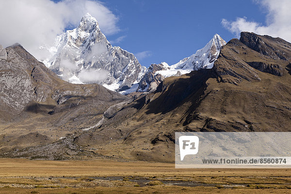Mt Nevado Jirishanca  Cordillera Huayhuash  Peru
