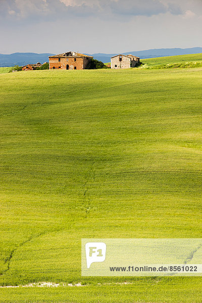 Bauernhaus Hügel Kreta Italien alt Toskana