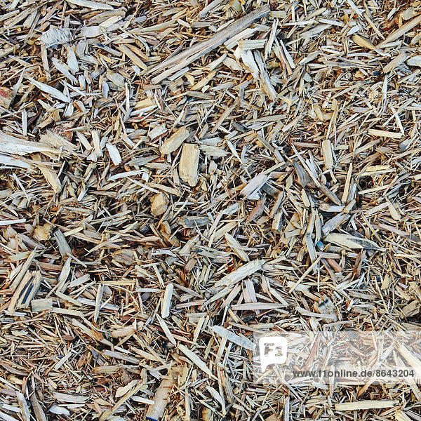 Close up of bark wood chips used for landscaping  near Quincy