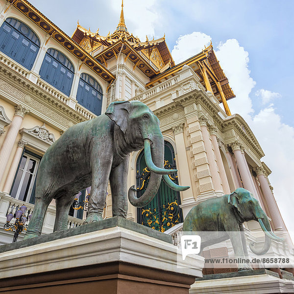 Die Halle Chakri Maha Prasat  Grand Palace  Bangkok  Thailand