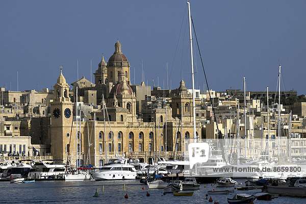 Yachthafen und Marinemuseum  Vittoriosa  Three Cities  Malta