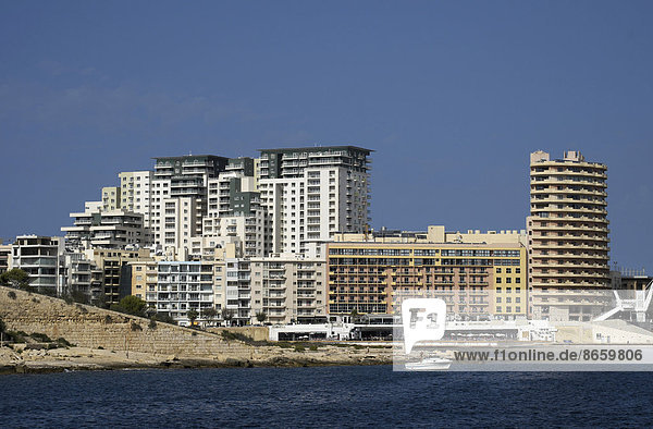 Stadt Ansicht Malta Sliema