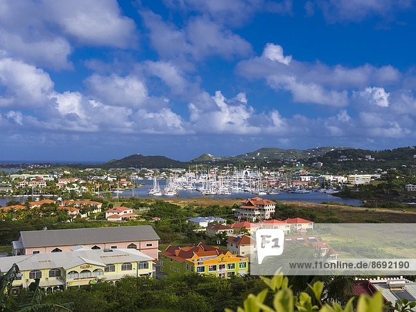 Karibik  Kleine Antillen  Saint Lucia  Rodney Bay  Yachthafen