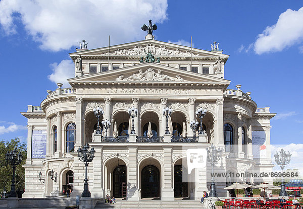 Opernhaus Oper Opern Frankfurt am Main Deutschland Hessen Westend