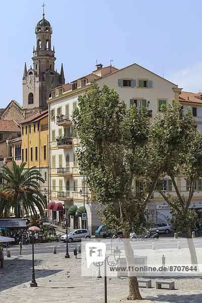 Historic centre and Saint Syrus Cathedral  Sanremo  Liguria  Italy
