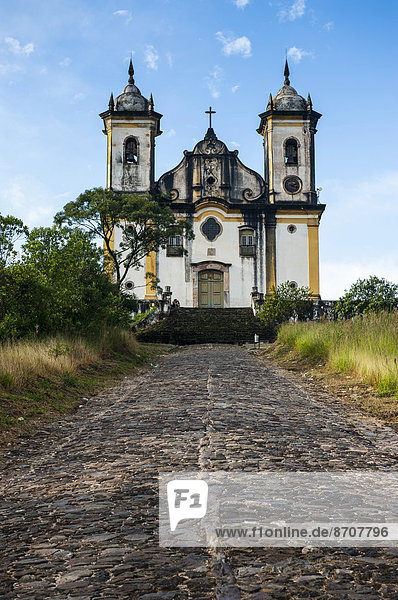 Kirche Sao Francisco De Paula In Der Altstadt Von Ouro Preto Unesco Weltkulturerbe