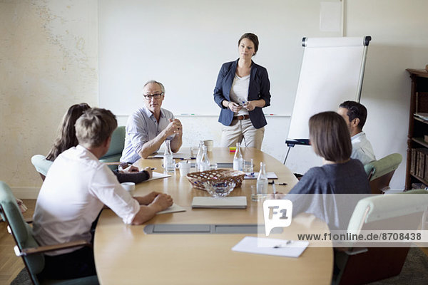 Group of business people in conference meeting