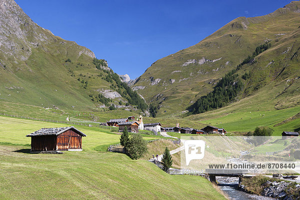 Fane-Alm  Almdorf  Valser Tal  Südtirol  Italien