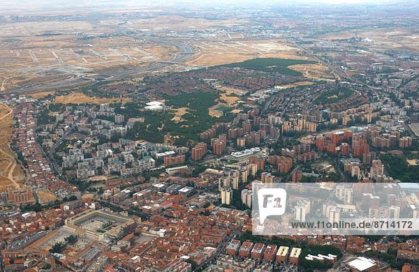 Luftaufnahme von Madrid  Spanien