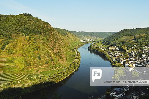 Europa  Fluss  Ansicht  Deutschland  Rheinland-Pfalz