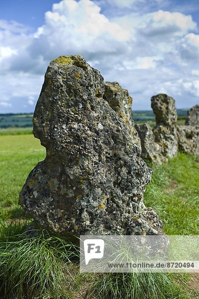 Stein  Großbritannien  klein  Monument  Kreis  Cotswolds  antik  Oxfordshire