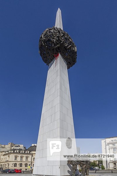 Monument to 1989 revolution  Bucharest  Romania  Europe