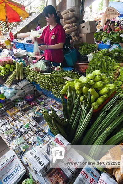 Südostasien  Markt  Asien  Kuching  Malaysia  Sarawak