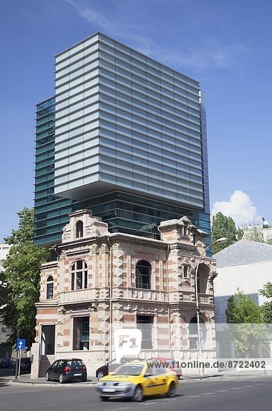 Bukarest  Hauptstadt  Europa  Gebäude  Architektur  Nostalgie  innerhalb  modern  Rumänien