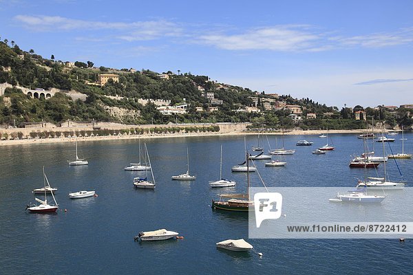 Harbour  Villefranche sur Mer  Cote d'Azur  French Riviera  Alpes Maritimes  Provence  France  Mediterranean  Europe