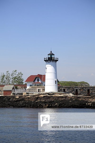 Portsmouth Harbor Lighthouse  Fort Point Light  Fort Constitution  New Castle  New Hampshire  New England  United States of America  North America