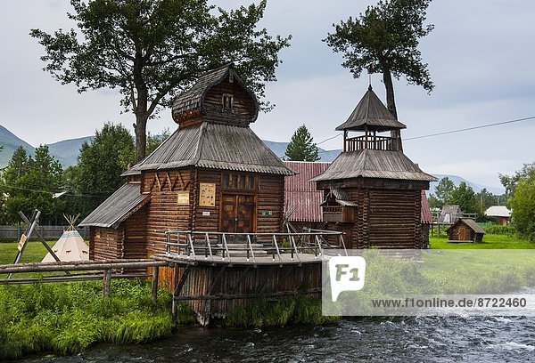Tradition Gebäude Museum Eurasien Russland