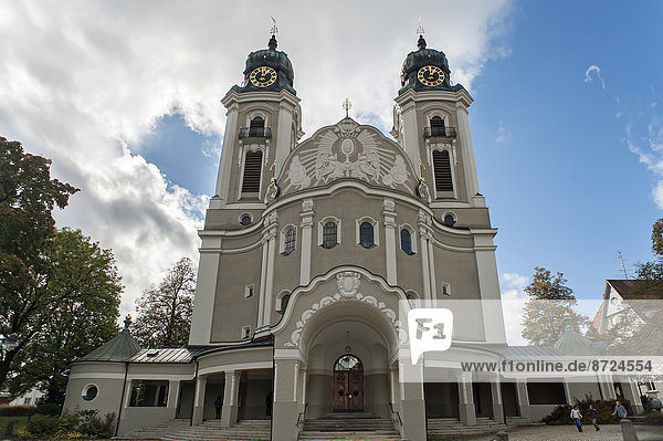 Peter and Paul parish church  consecrated in 1981  Lindenberg  Allgäu  Bavaria  Germany