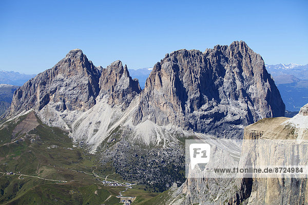 Langkofelgruppe  Dolomiten  Südtirol  Italien