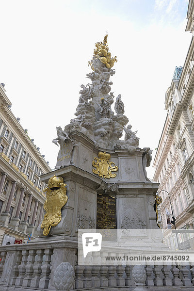 Wien  Hauptstadt  Straße  Monument  Säule  Österreich  Plage