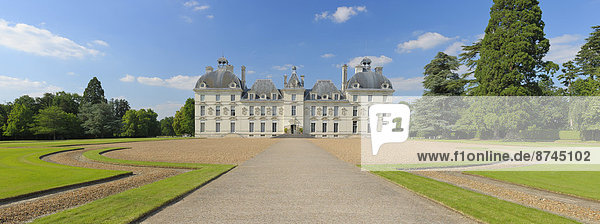 Frankreich  Palast  Schloß  Schlösser  Ansicht  UNESCO-Welterbe  Loire  Jahrhundert  Loiretal  Loir-et-Cher