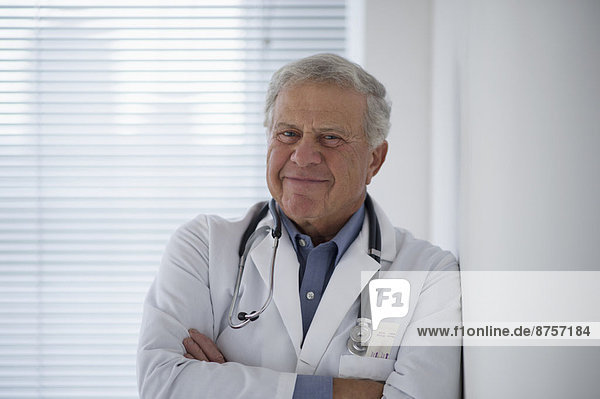 Portrait of senior doctor