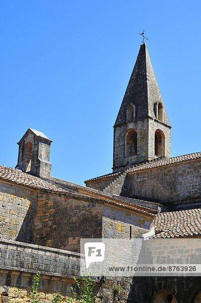 Klosterkirche  ehemaliges Zisterzienserkloster Abbaye du Thoronet  Département Var  Provence-Alpes-Côte d'Azur  Frankreich