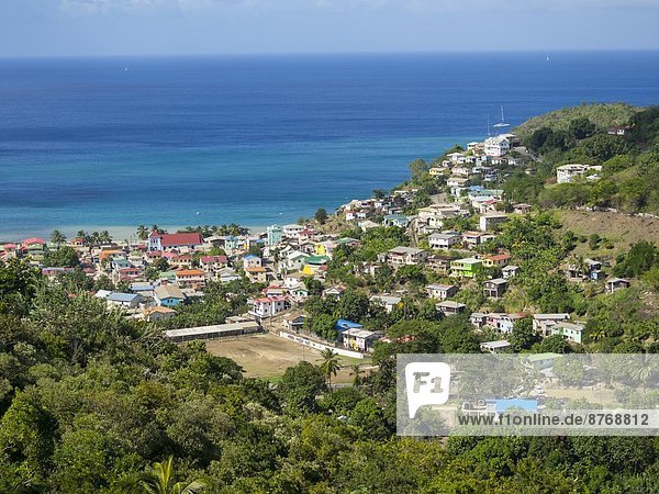 Karibik  Saint Lucia  Blick auf die Kanaren