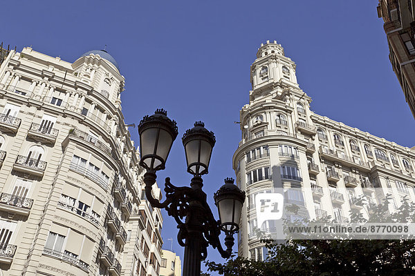 Gebäude im Jugendstil  Altstadt  Valencia  Spanien  Europa