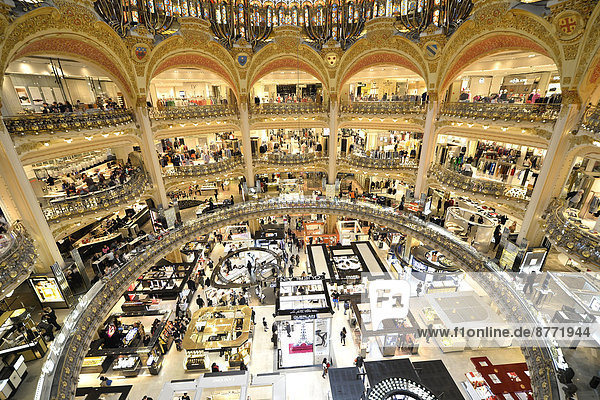 Galeries Lafayette department store  Paris  Île-de-France  France